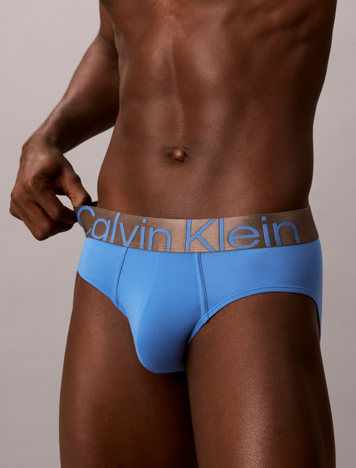 Brushed Microfiber Stretch Bronze Hip Brief - Calvin Klein Underwear