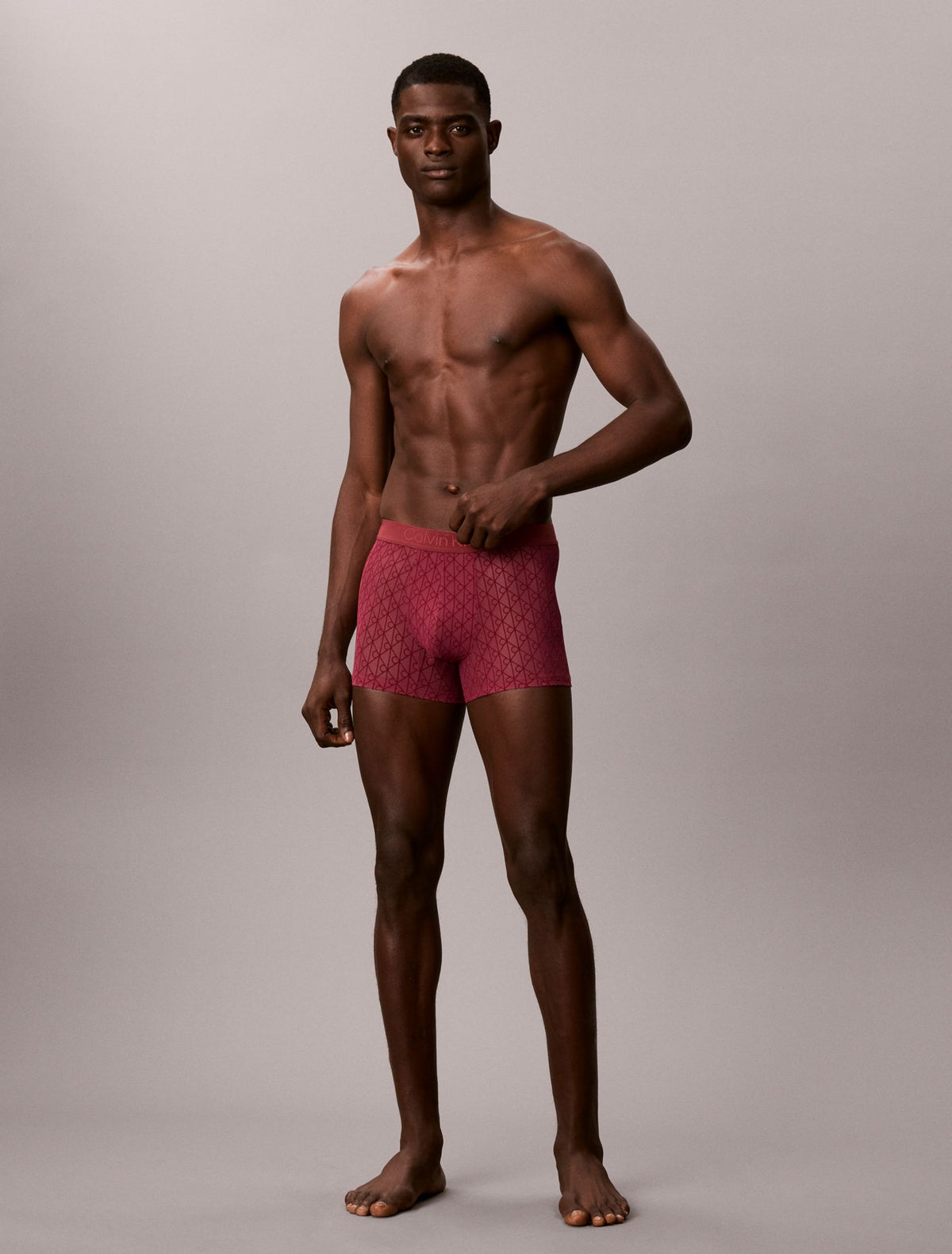 CK Black Sheer Mesh Trunk - Calvin Klein Underwear