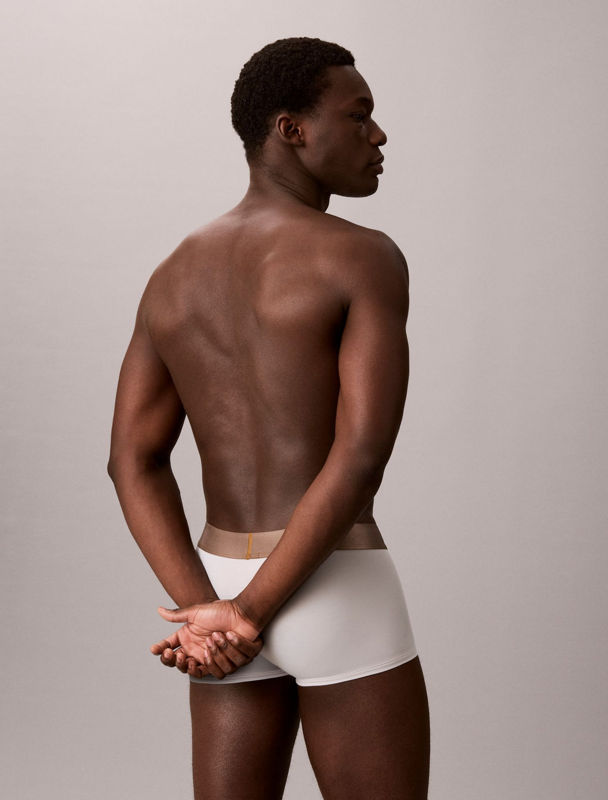 Brushed Microfiber Stretch Bronze Low Rise Trunk - Calvin Klein Underwear