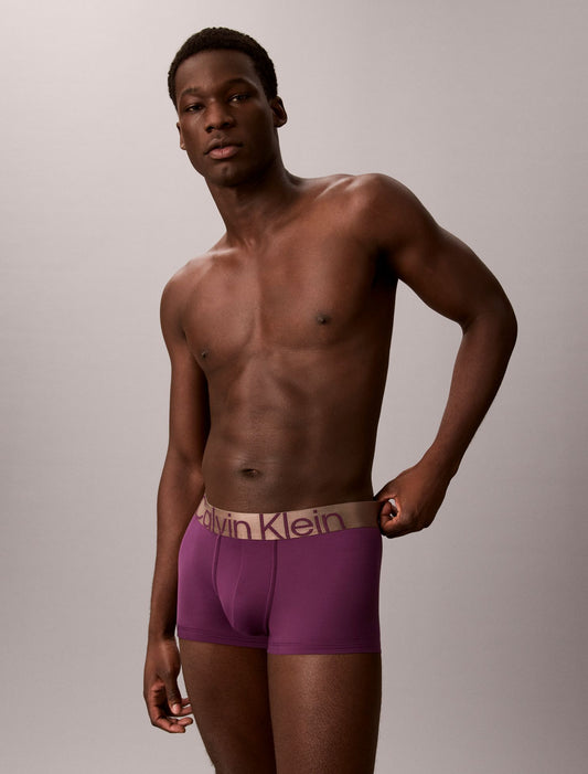Brushed Microfiber Stretch Bronze Low Rise Trunk - Calvin Klein Underwear