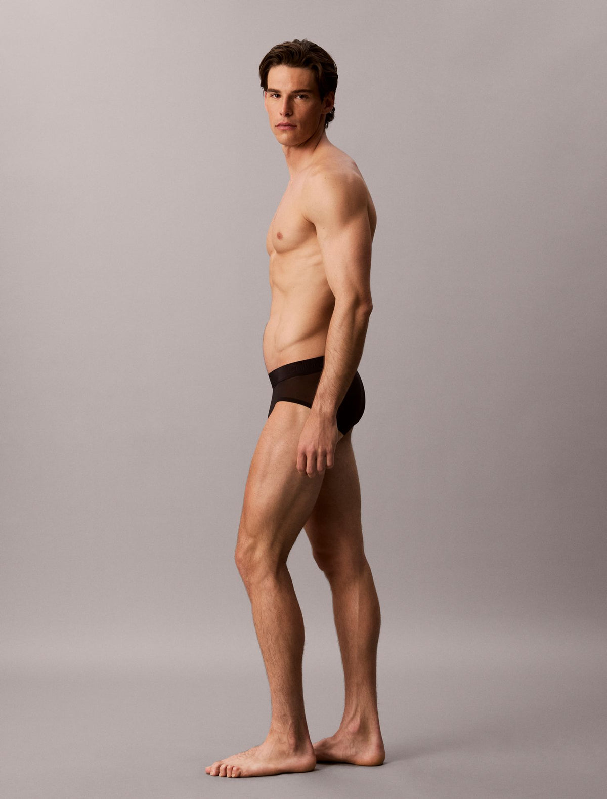 CK Black Sheer Mesh Hip Brief - Calvin Klein Underwear