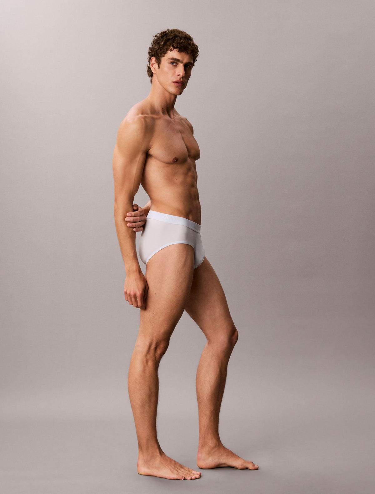 CK Black Microfiber Stretch Hip Brief - Calvin Klein Underwear