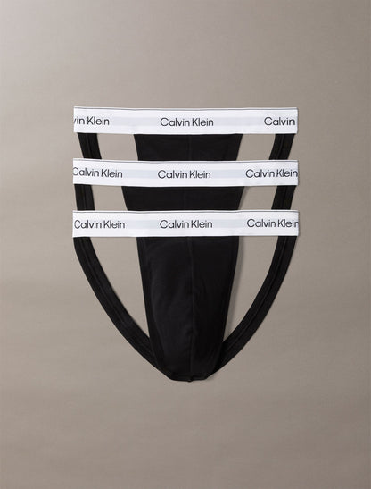 Icon Cotton Stretch 3-Pack Jock Strap - Calvin Klein Underwear