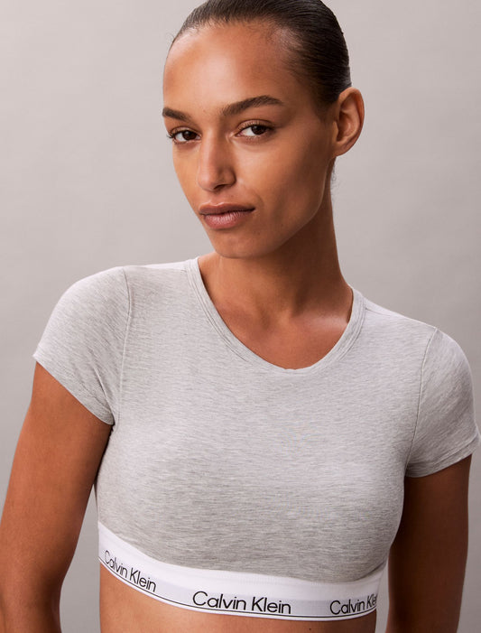 Icon Cotton Modal Lightly Lined T-Shirt Bralette - Calvin Klein Underwear