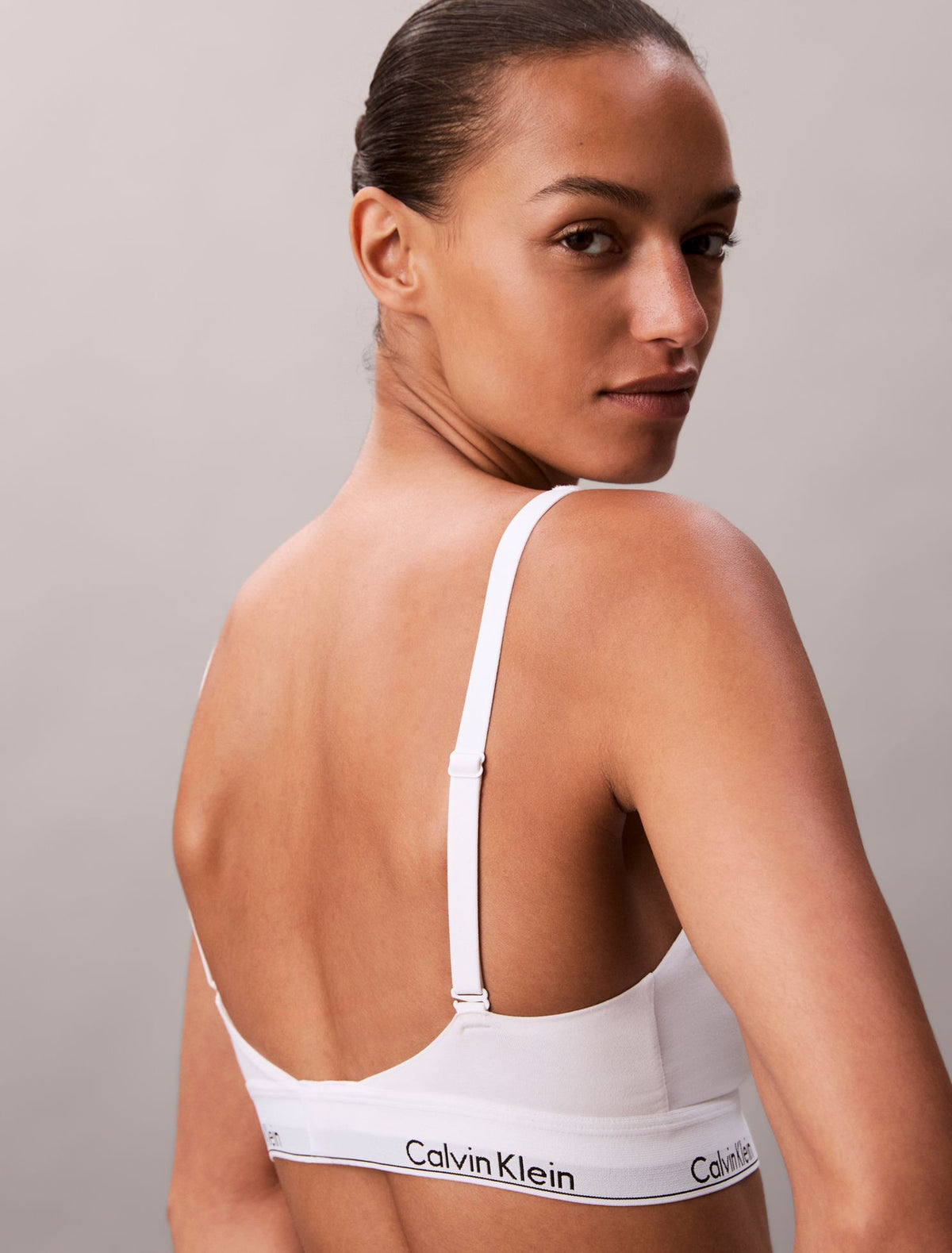 Icon Cotton Modal Lightly Lined Bralette - Calvin Klein Underwear