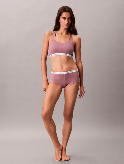 Carousel Cotton Stretch Pointelle Lightly Lined Bralette - Calvin Klein Underwear