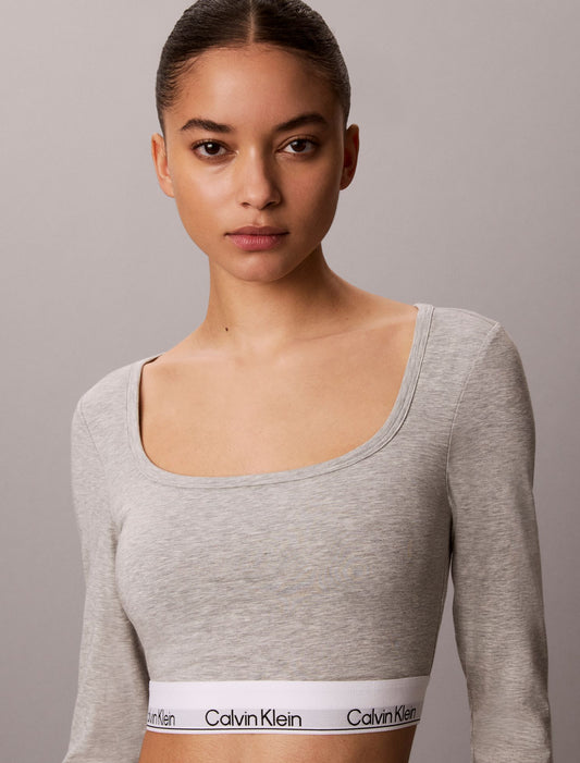 Icon Cotton Modal Lightly Lined T-Shirt Bralette - Calvin Klein Underwear