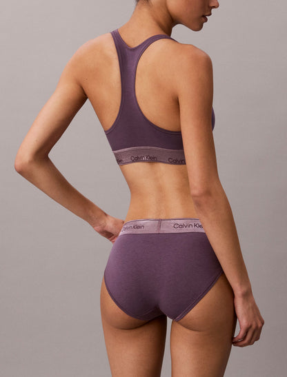 Icon Cotton Modal Metallic Unlined Bralette - Calvin Klein Underwear
