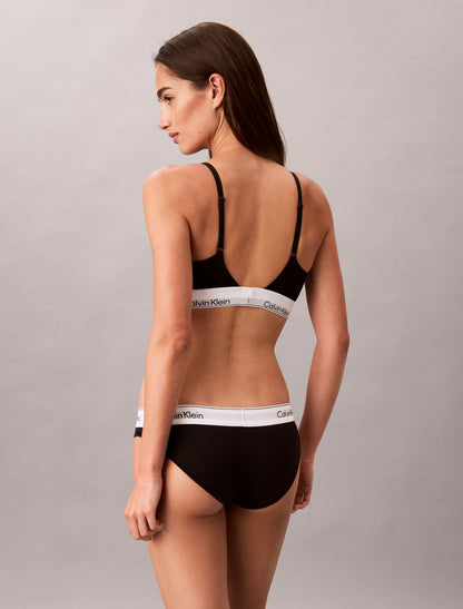 Icon Cotton Modal Smooth Edge Lightly Lined Bralette - Calvin Klein Underwear
