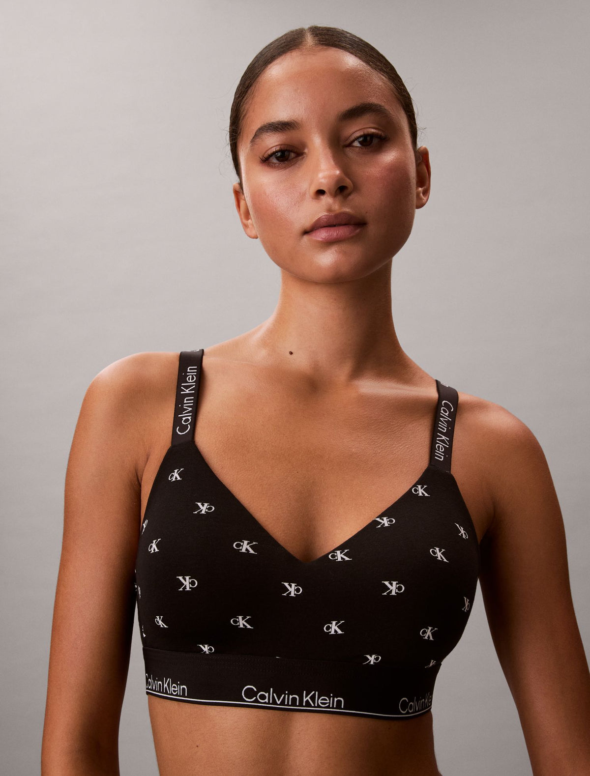 Icon Cotton Modal Lightly Lined Bralette - Calvin Klein Underwear