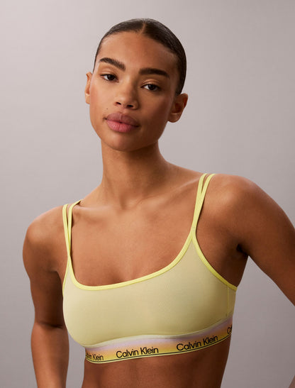 Icon Mesh Pride Unlined Bralette - Calvin Klein Underwear