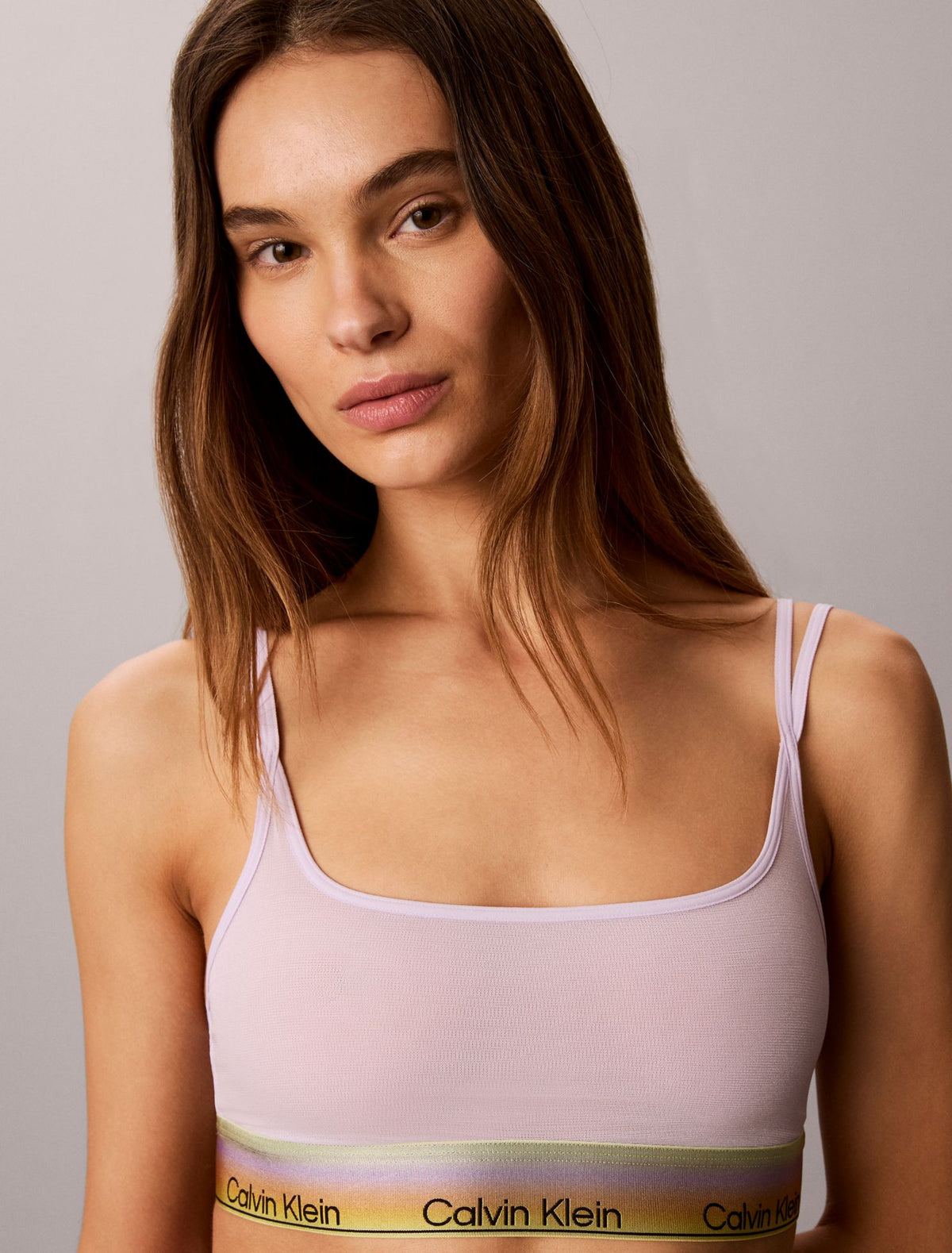Icon Mesh Pride Unlined Bralette - Calvin Klein Underwear