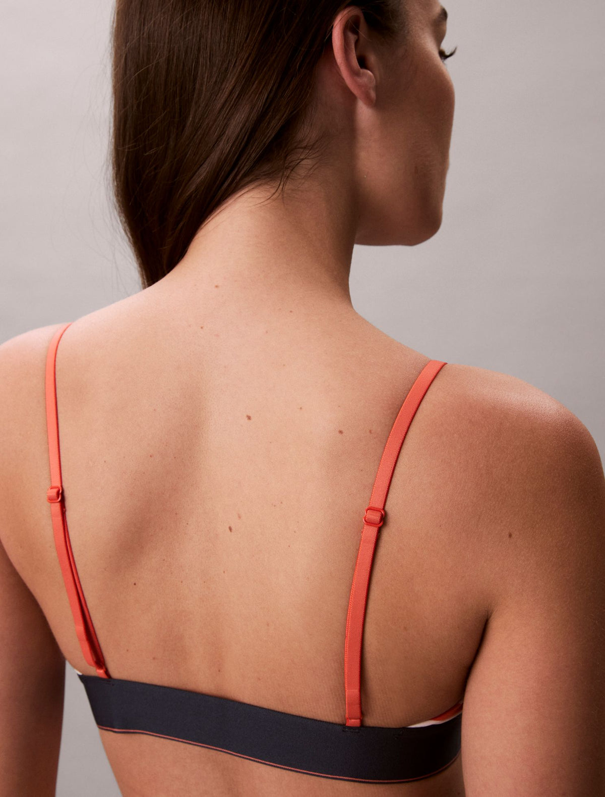 Graphic Monogram Microfiber Stretch Unlined Bralette - Calvin Klein Underwear