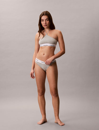 Icon Cotton Modal Unlined Halter Bralette - Calvin Klein Underwear