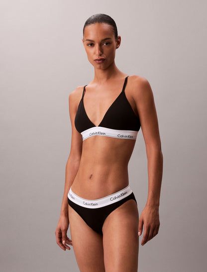 Icon Cotton Modal Lightly Lined Triangle Bralette - Calvin Klein Underwear