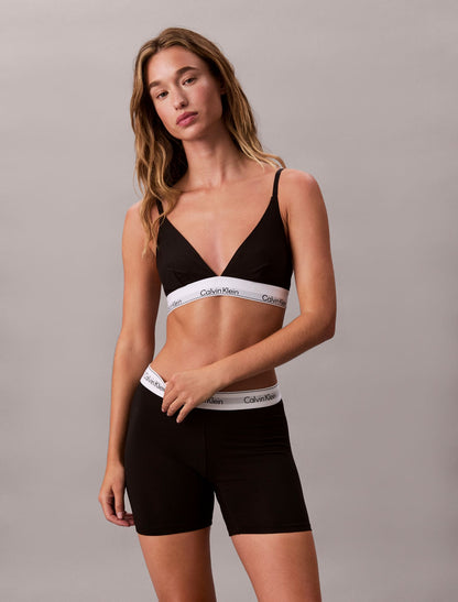 Icon Cotton Modal Unlined Triangle Bralette - Calvin Klein Underwear