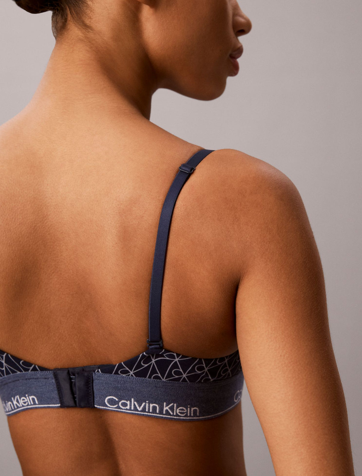 Icon Cotton Modal Lightly Lined Triangle Bralette - Calvin Klein Underwear