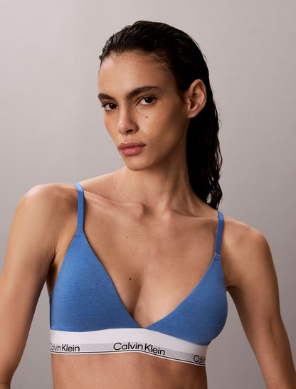 Icon Cotton Modal Lightly Lined Triangle Bralette - Calvin Klein Underwear