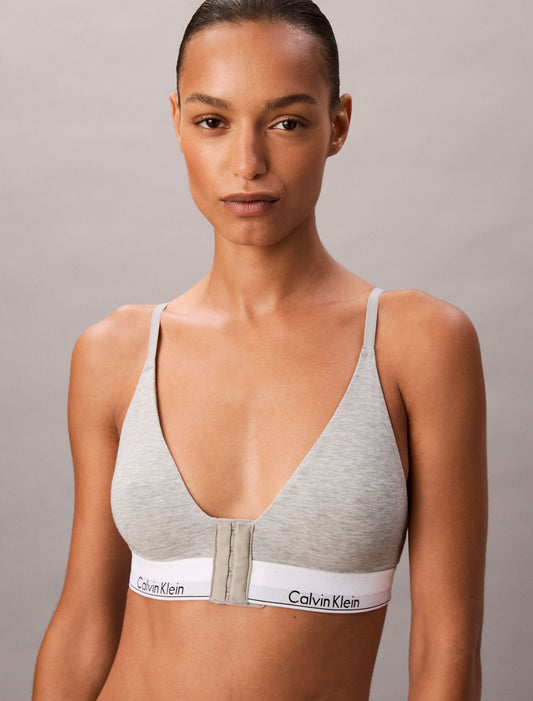 Icon Cotton Modal Post Surgery Lightly Lined Triangle Bralette - Calvin Klein Underwear