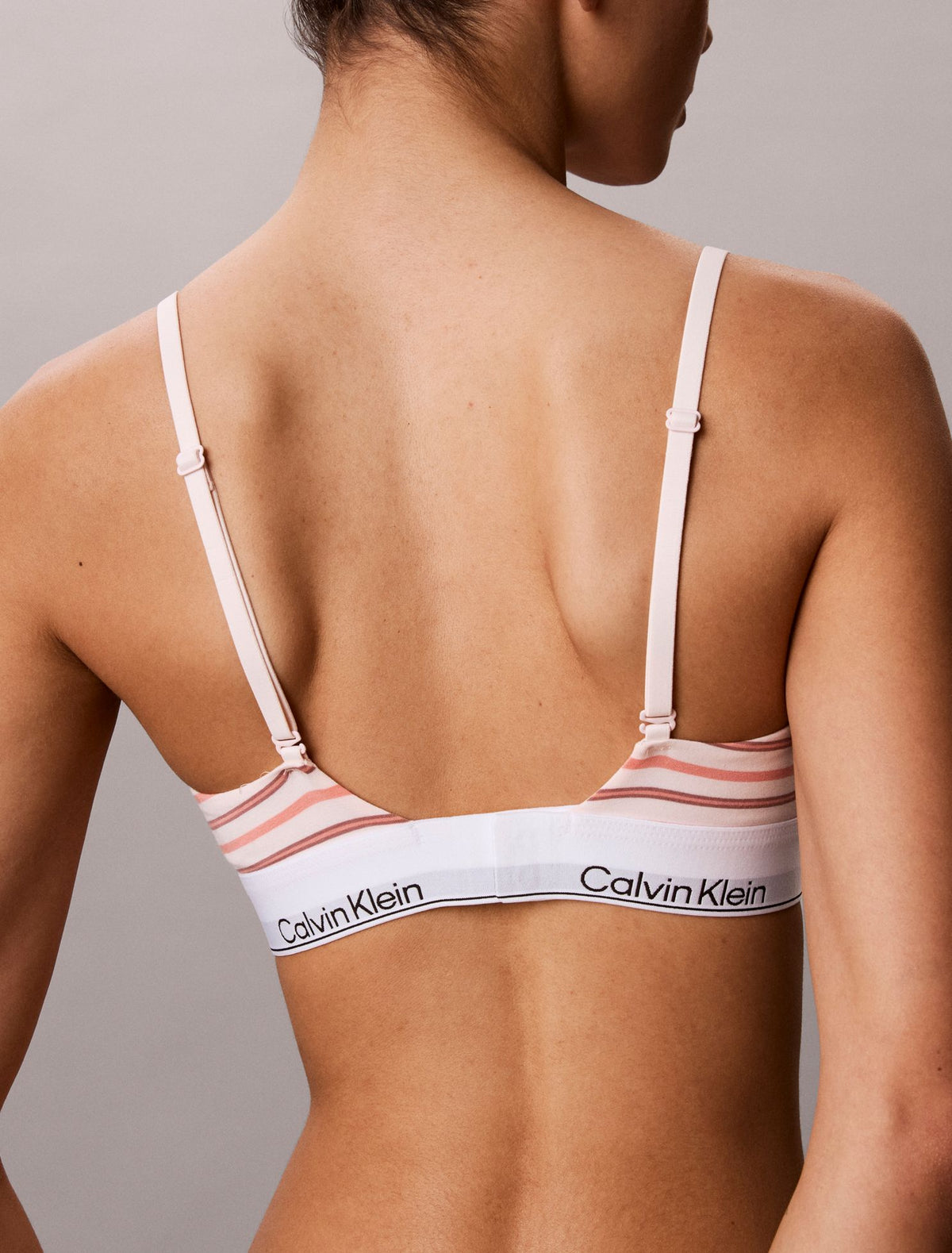 Icon Cotton Modal Lightly Lined Triangle Bralette - Calvin Klein Underwear