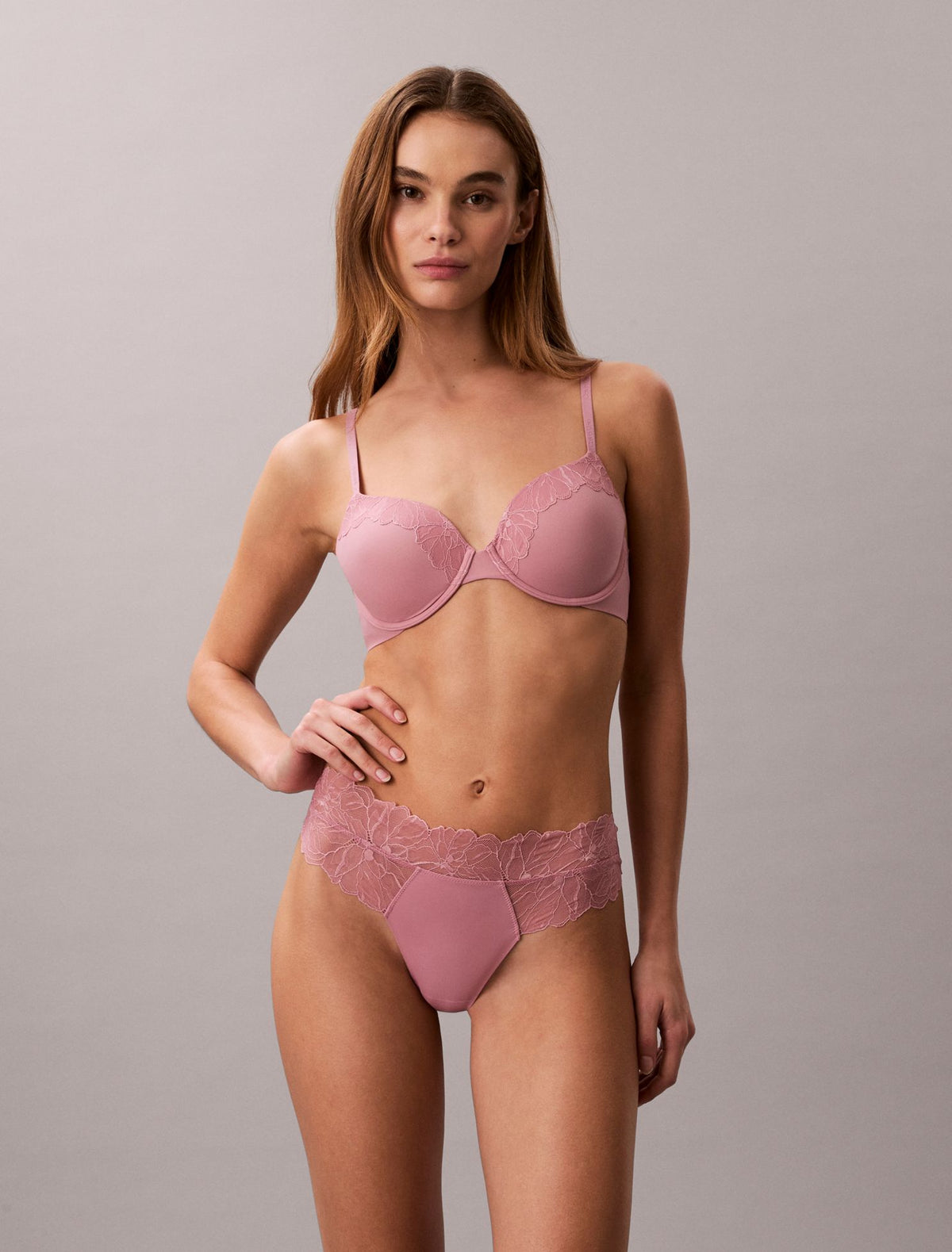 Perfectly Fit Lace Lightly Lined Full Coverage Bra - Calvin Klein Underwear