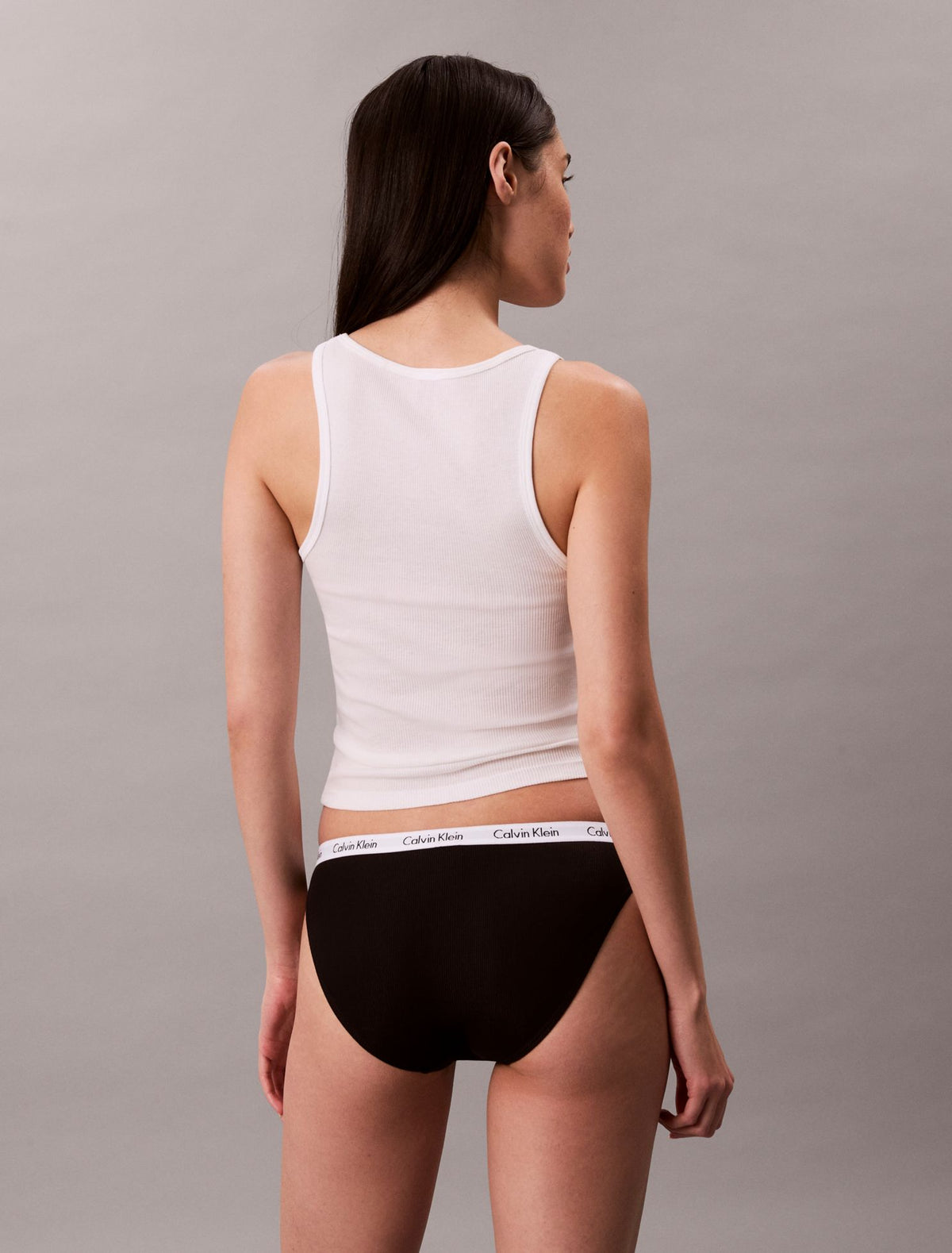 Carousel Cotton Stretch Rib 3-Pack Bikini - Calvin Klein Underwear