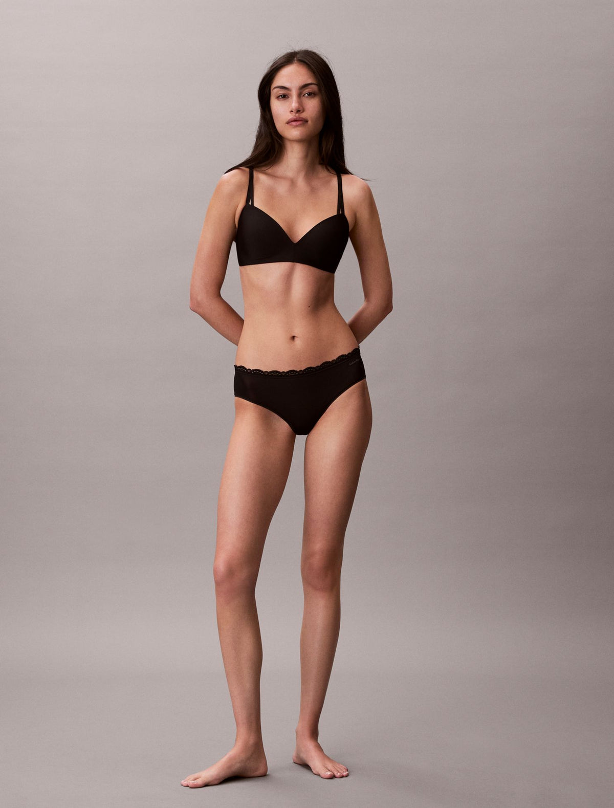 Microfiber Stretch with Lace 3-Pack Hipster - Calvin Klein Underwear