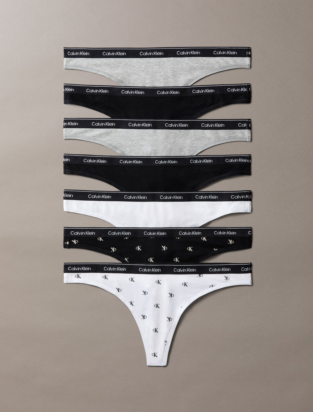 Icon Logo 7-Pack Thong - Calvin Klein Underwear