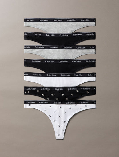 Icon Logo 7-Pack Thong - Calvin Klein Underwear