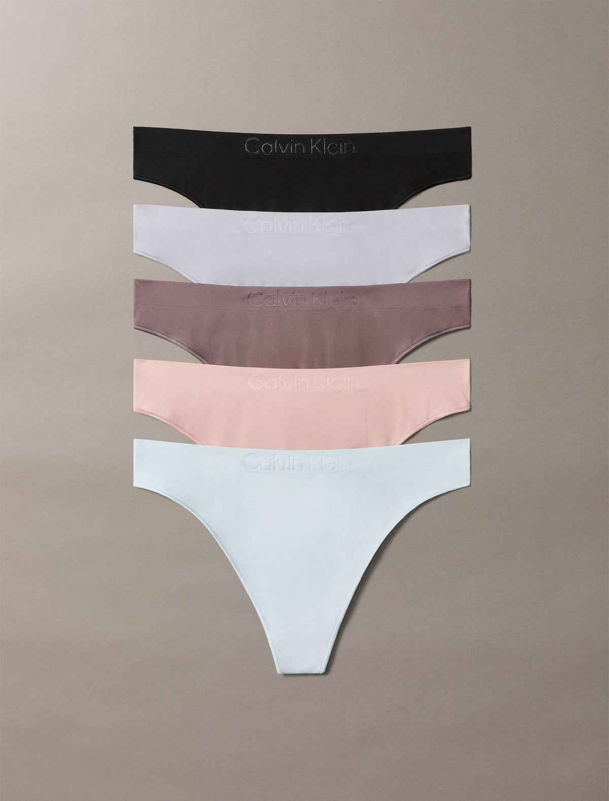 Bonded Flex Seamless 5-Pack Thong - Calvin Klein Underwear