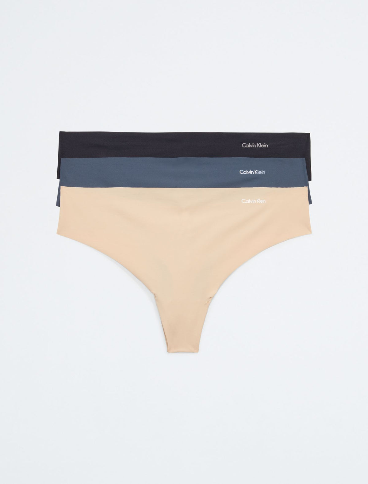 Invisibles 3-Pack Thong - Calvin Klein Underwear