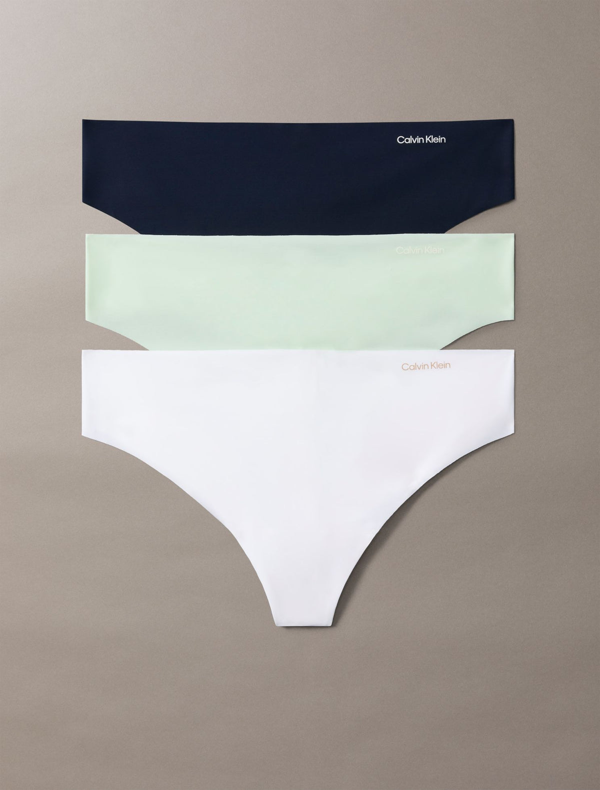 Invisibles 3-Pack Thong - Calvin Klein Underwear