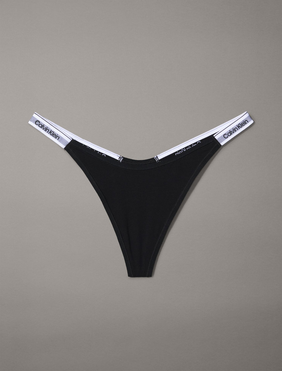 Icon Logo Dipped String Thong - Calvin Klein Underwear