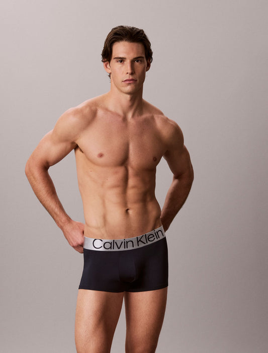 Microfiber Stretch Steel Low Rise Trunk - Calvin Klein Underwear