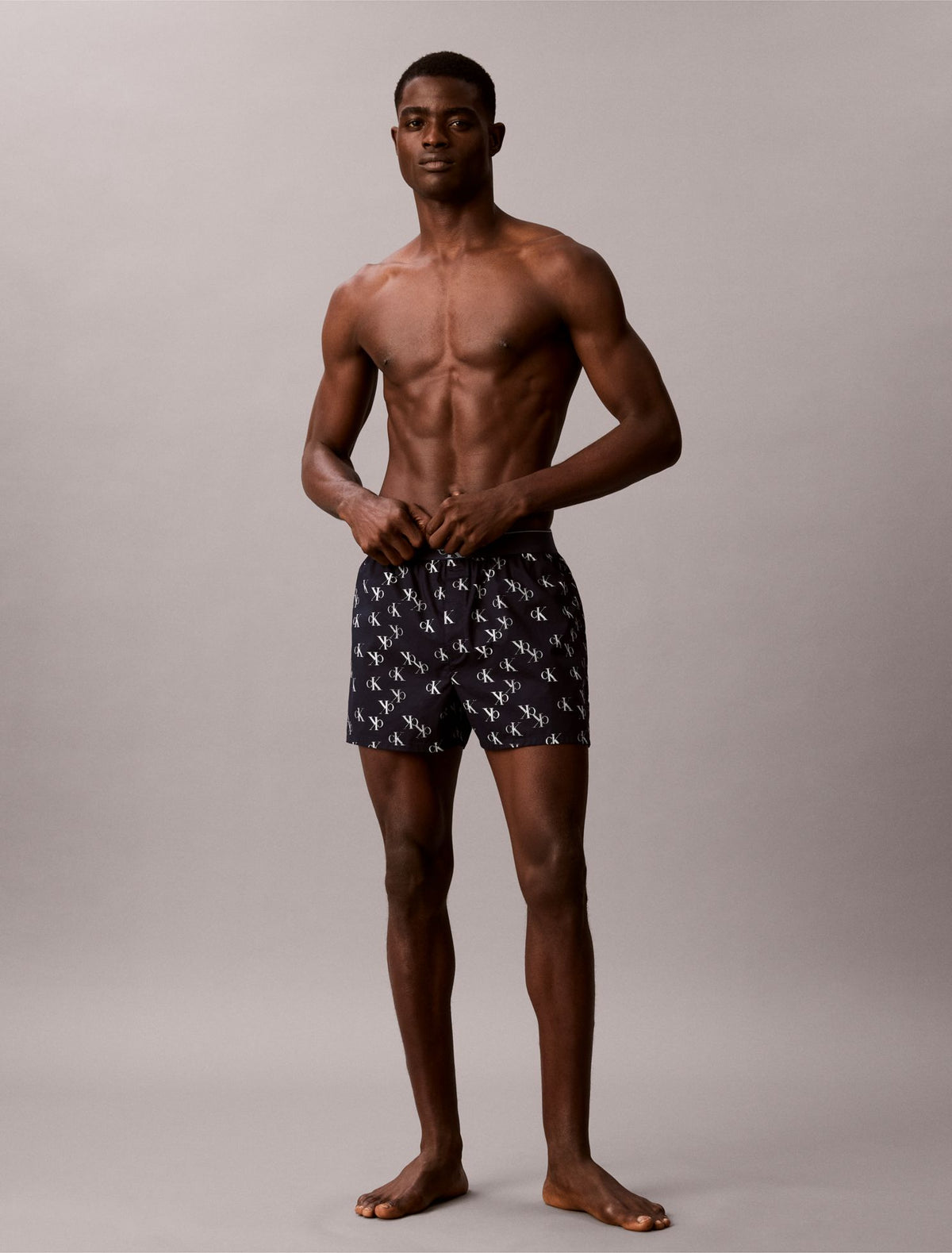 Monogram Logo Slim Boxer - Calvin Klein Underwear