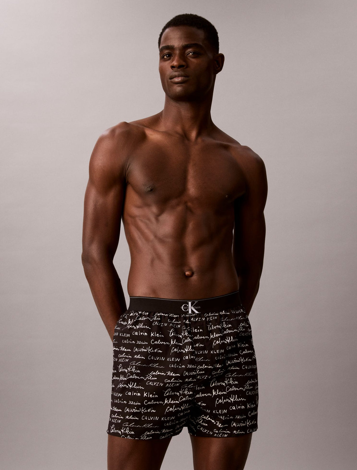 Monogram Logo Slim Boxer - Calvin Klein Underwear
