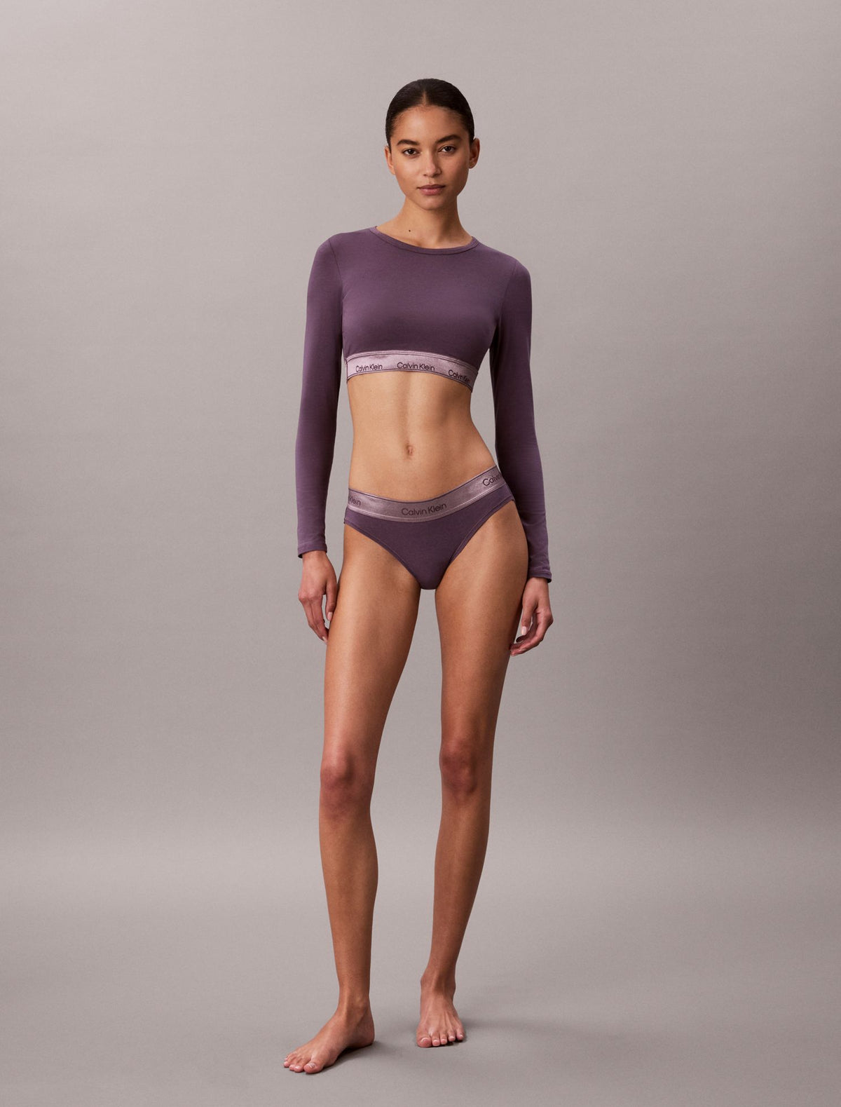 Icon Cotton Modal Metallic Bralette - Calvin Klein Underwear
