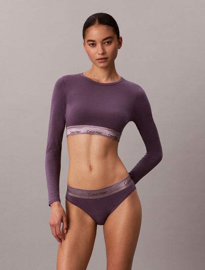 Icon Cotton Modal Metallic Bralette - Calvin Klein Underwear