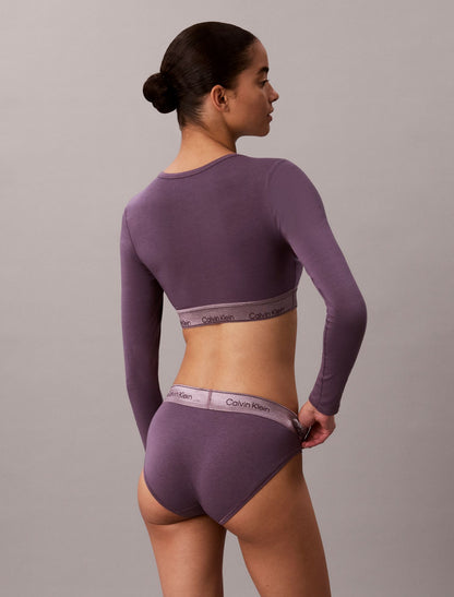 Icon Cotton Modal Metallic Bralette - Calvin Klein Underwear