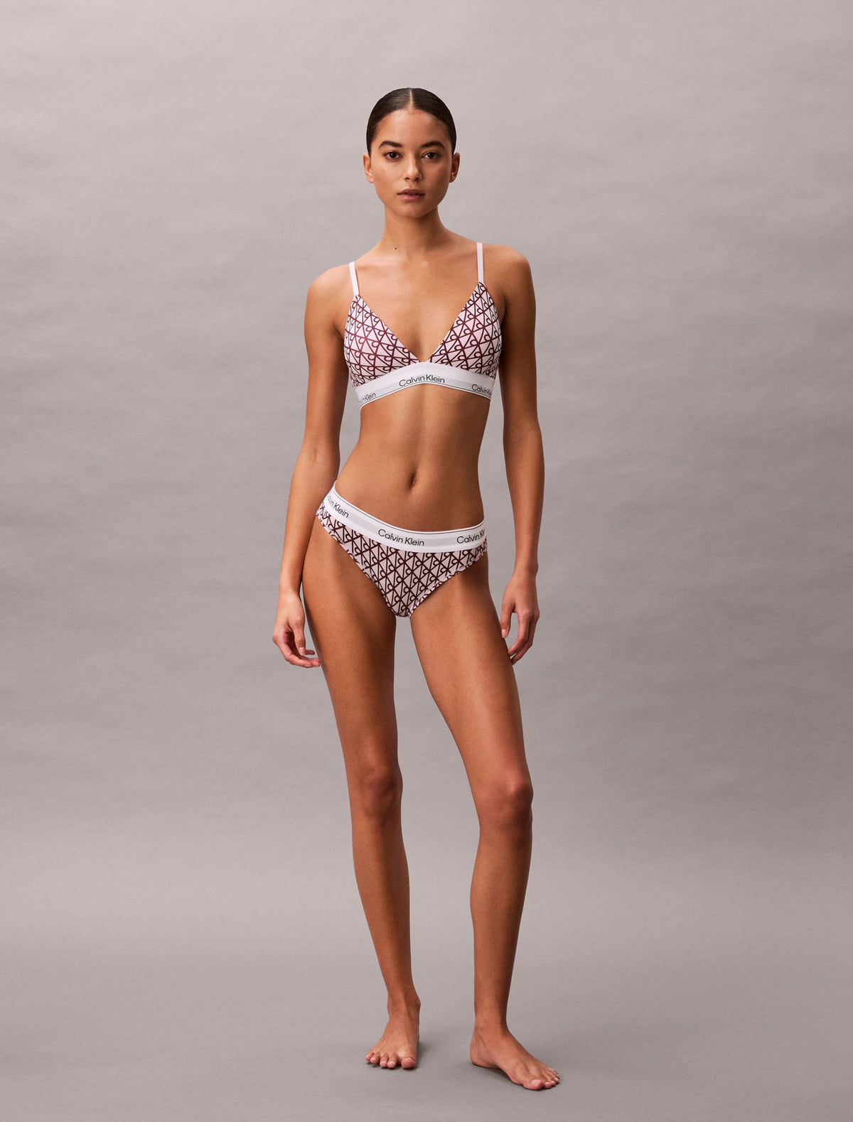 Icon Cotton Modal Lightly Lined Triangle Bralette - Calvin Klein Underwear