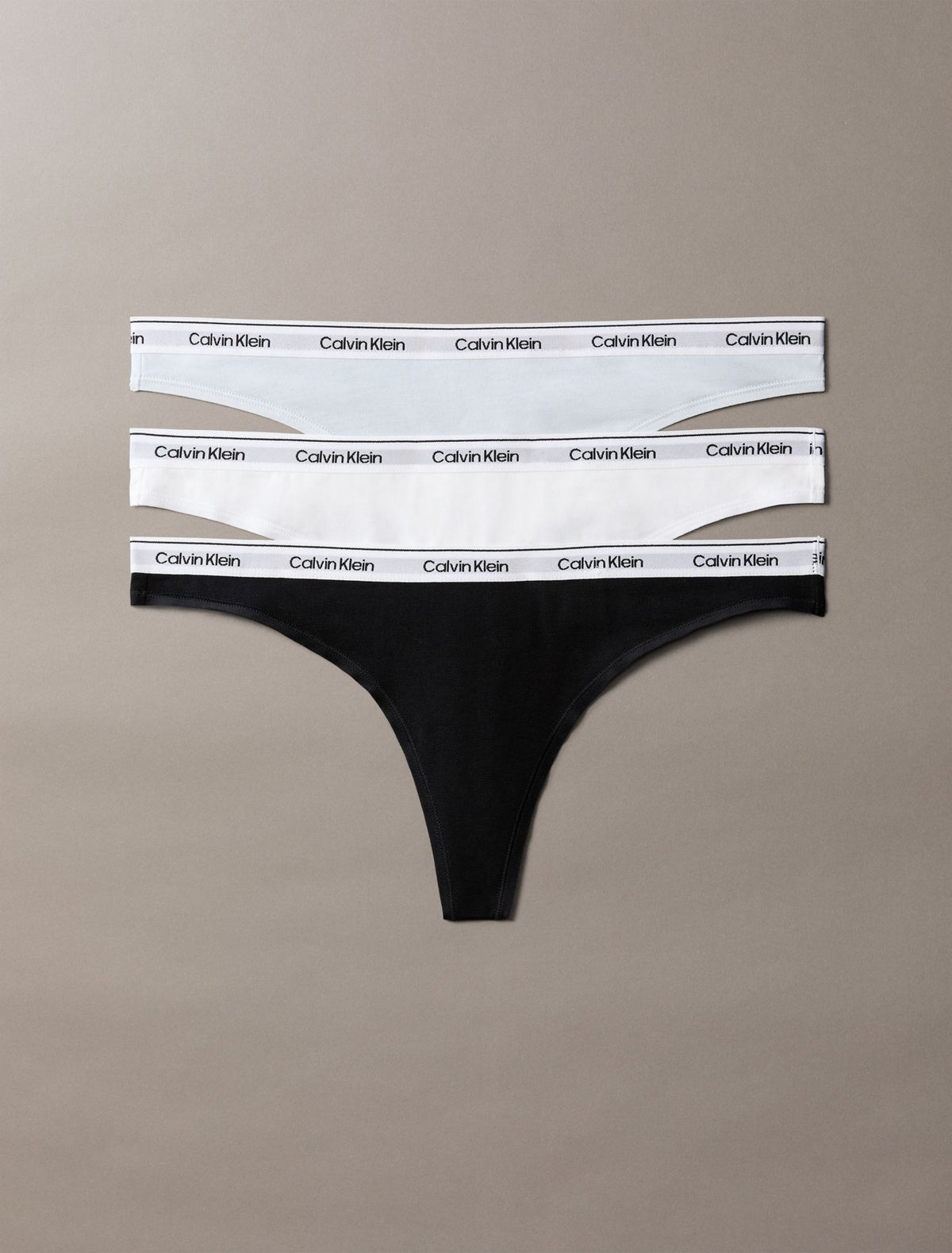 Icon Logo 3-Pack Low Rise Thong - Calvin Klein Underwear
