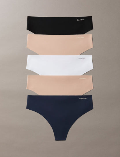 Invisibles Microfiber Stretch 5-Pack Thong - Calvin Klein Underwear