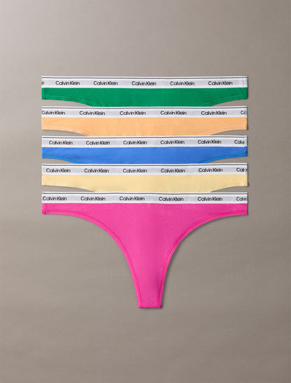 Icon Logo 5-Pack Thong - Calvin Klein Underwear