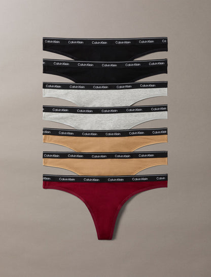 Icon Logo 7-Pack Thong - Calvin Klein Underwear