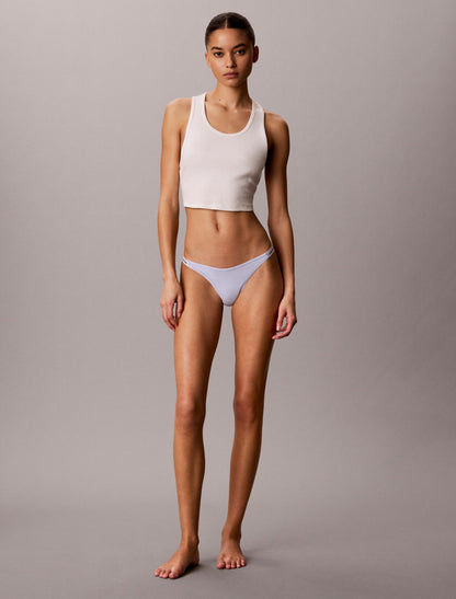Icon Logo Dipped String Thong - Calvin Klein Underwear