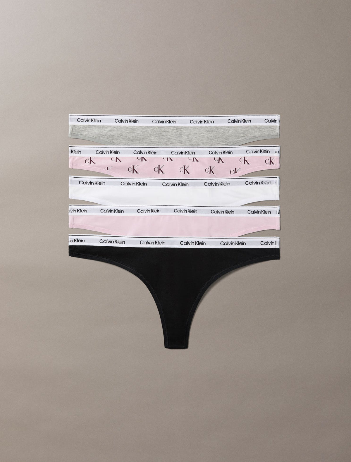 Icon Logo 5-Pack Thong - Calvin Klein Underwear