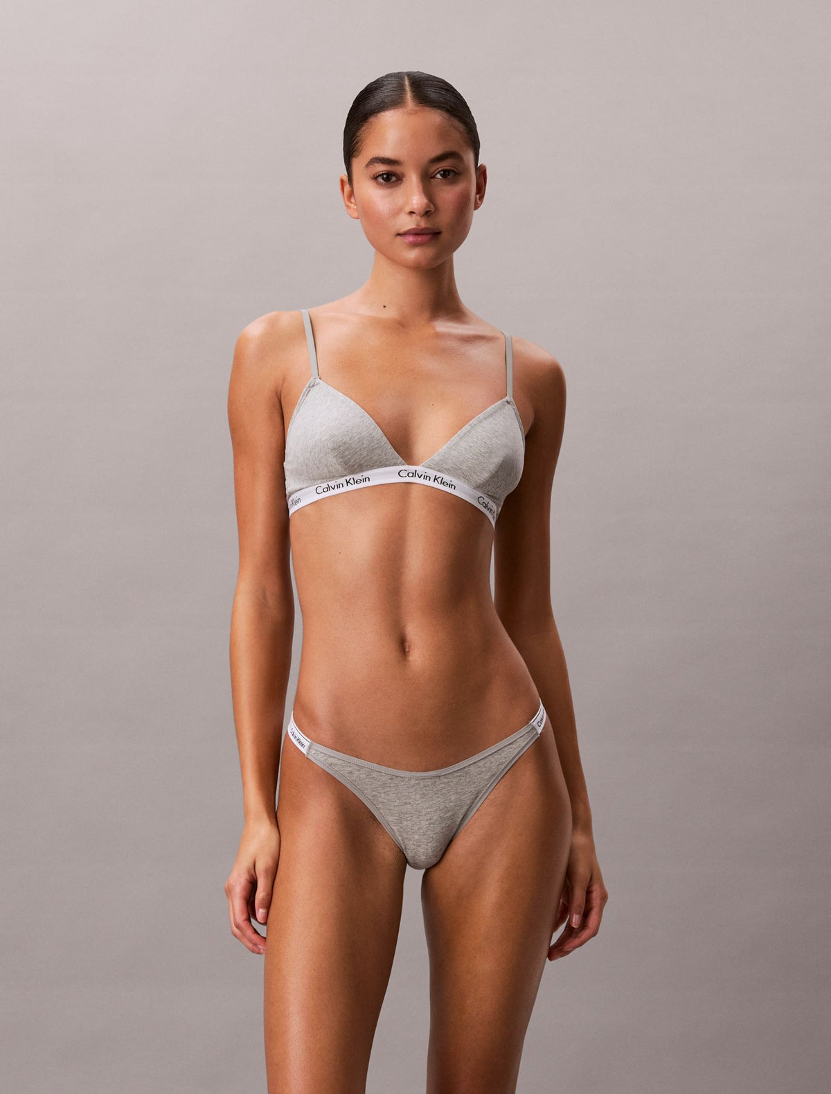 Icon Logo Dipped String Thong - Calvin Klein Underwear