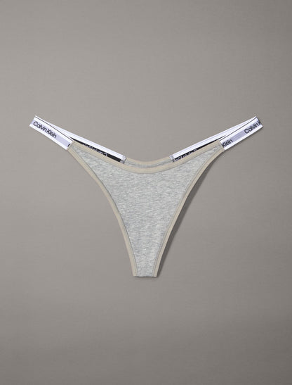 Icon Logo Dipped String Thong - Calvin Klein Underwear