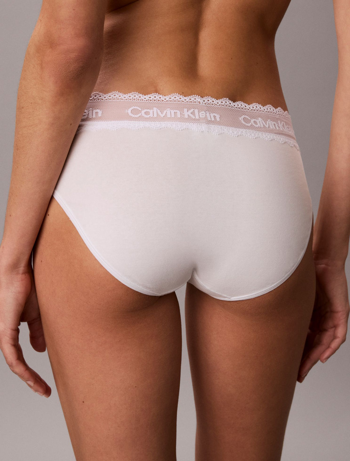 Icon Cotton Lace Trim Bikini - Calvin Klein Underwear