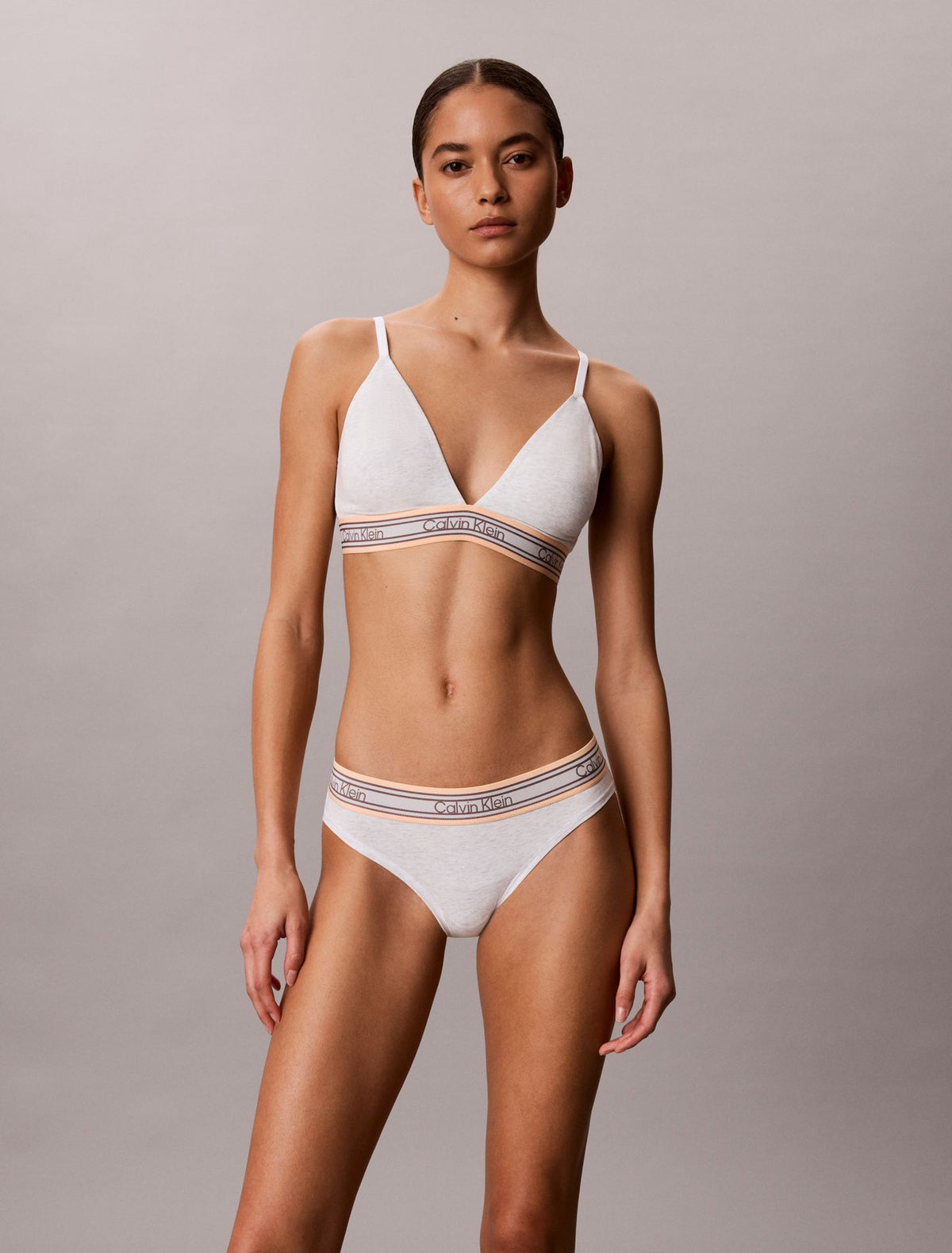 Icon Cotton Modal Stripe Bikini - Calvin Klein Underwear